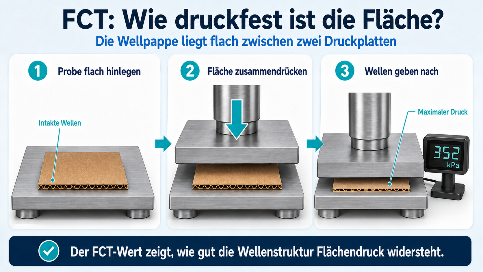 FCT Flächendruck bei Wellpappe