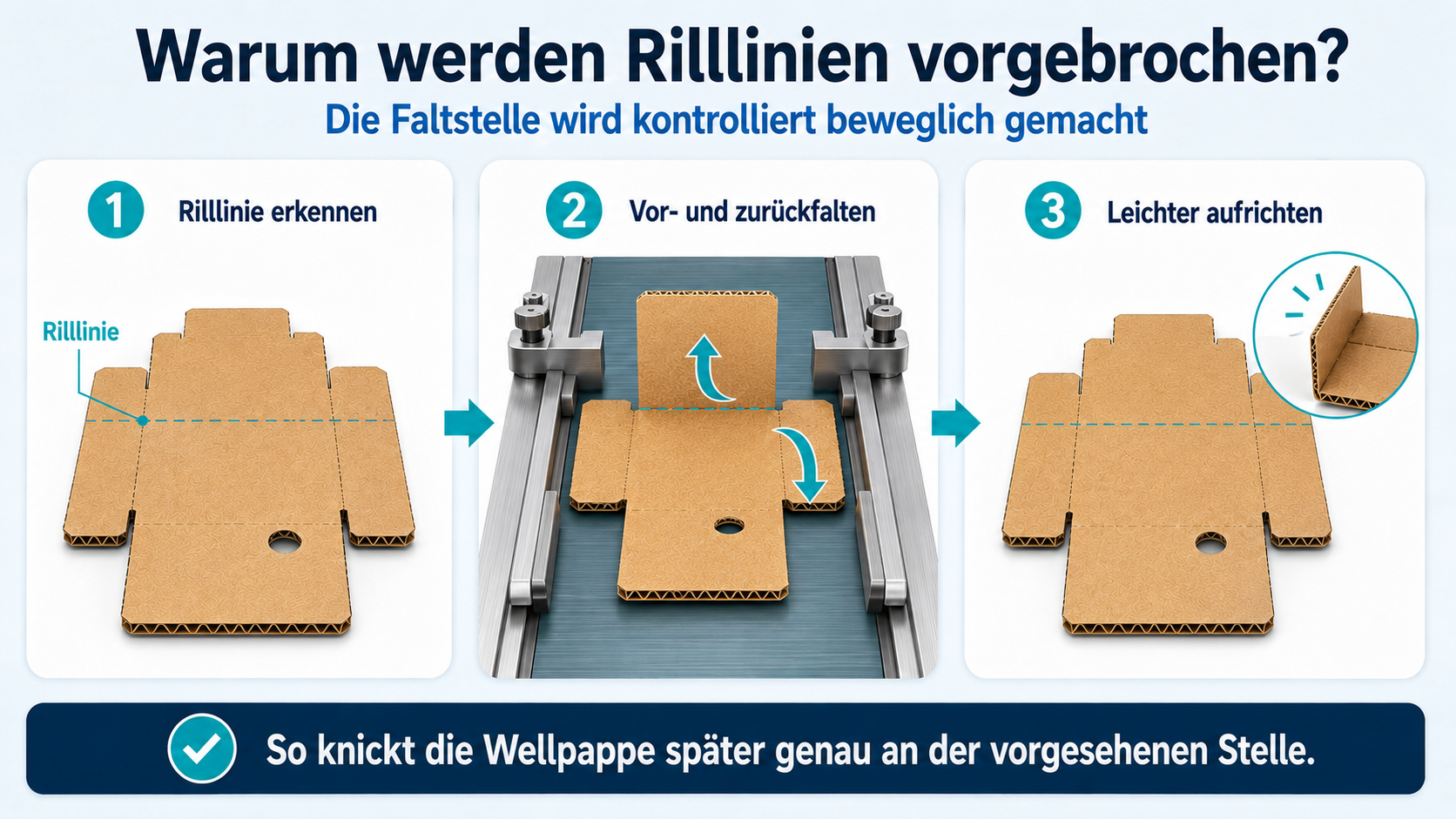 Warum werden Rillinien gebrochen